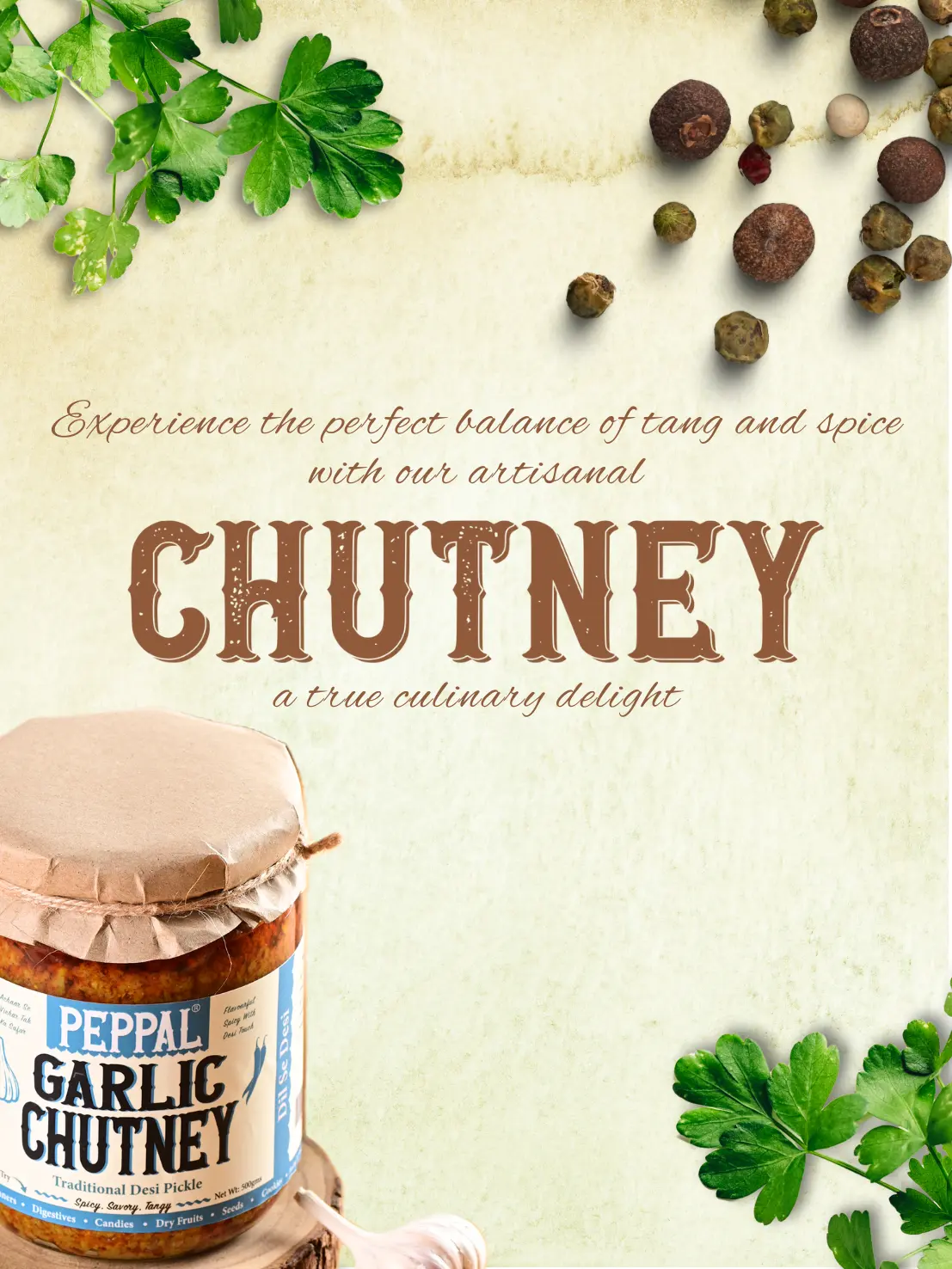 Peppal Chutney Mobile Banner