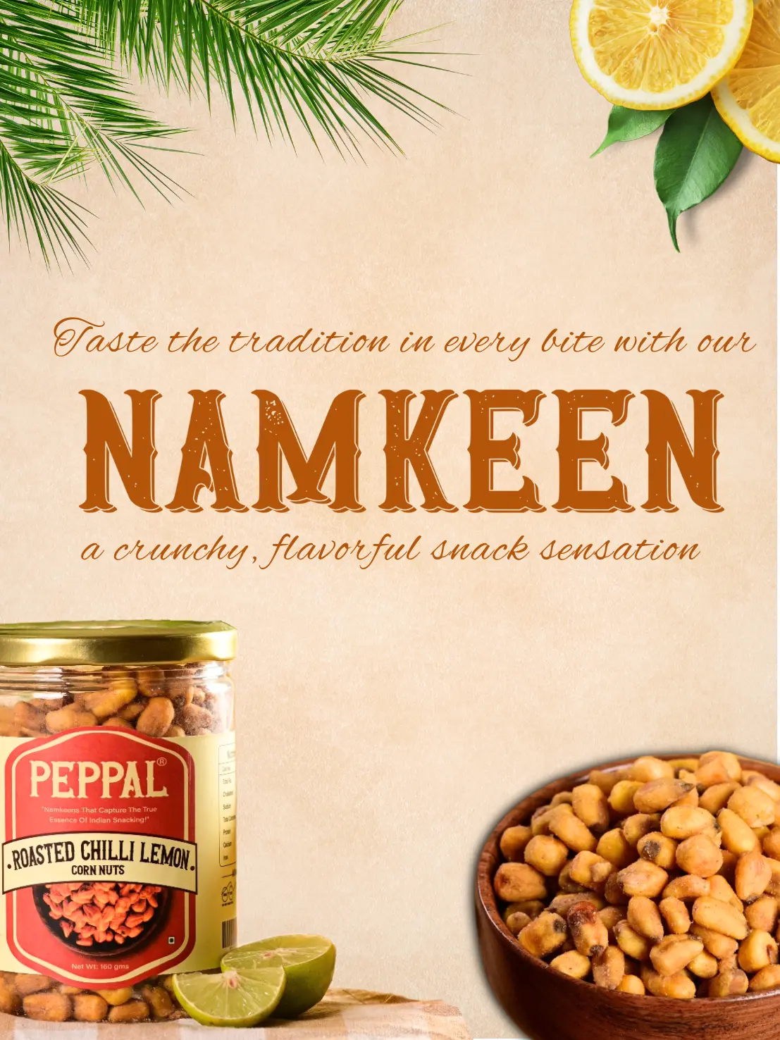 Peppal Namkeen Mobile Banner